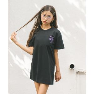 ワンピース 「MELTY BUNNY/メルティバニー」バックロゴプリントTシャツワンピース キッズ 子供服 女の子