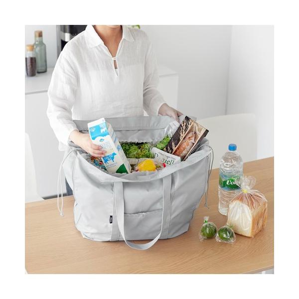 エコバッグ 山崎実業 「TOWER/タワー」洗える持ち帰り寿司・ピザが入るレジかごかばん タワー