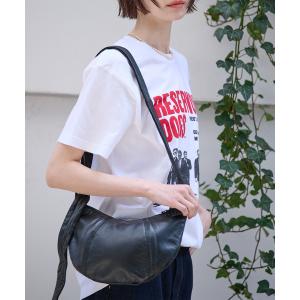ショルダーバッグ バッグ 「Ampersand / アンパサンド」Soft croissant bag S/クロワッサンレザーバッグS/ショルダーバッ