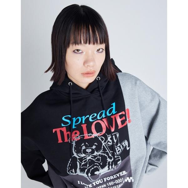 パーカー 「8」「Little Sunny Bite」love bear hoodie レディース ...