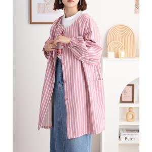 エプロン FABORI ダブルストライプ かっぽう着の商品画像