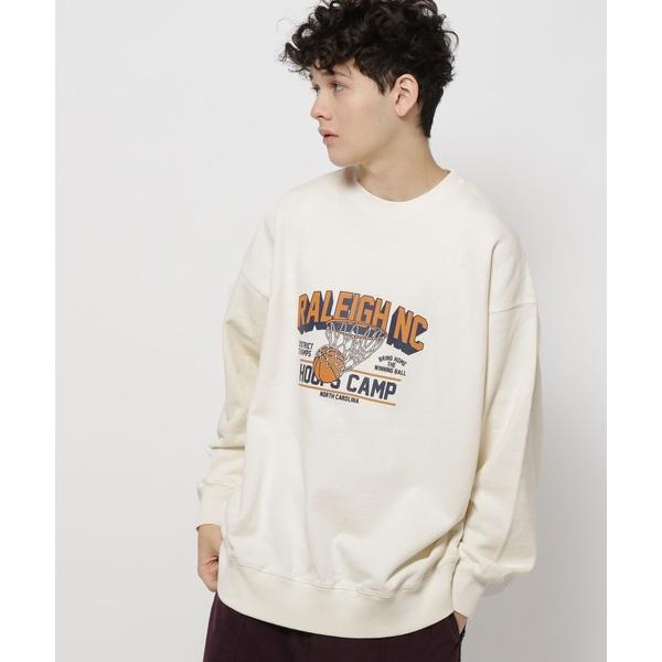 「niko and...」 スウェットカットソー MEDIUM オフホワイト メンズ