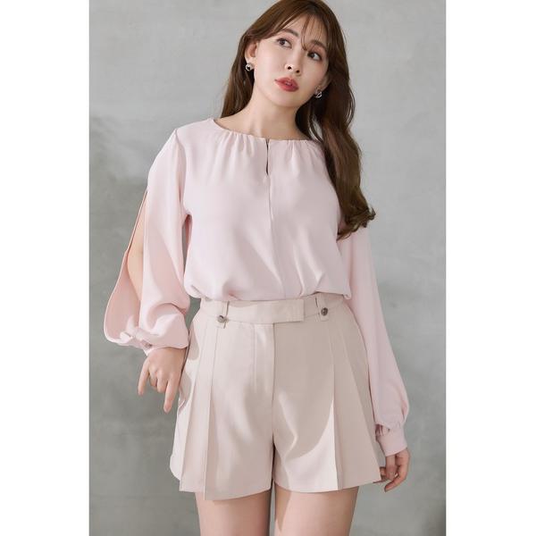 パンツ Front Tuck Twill Shorts レディース
