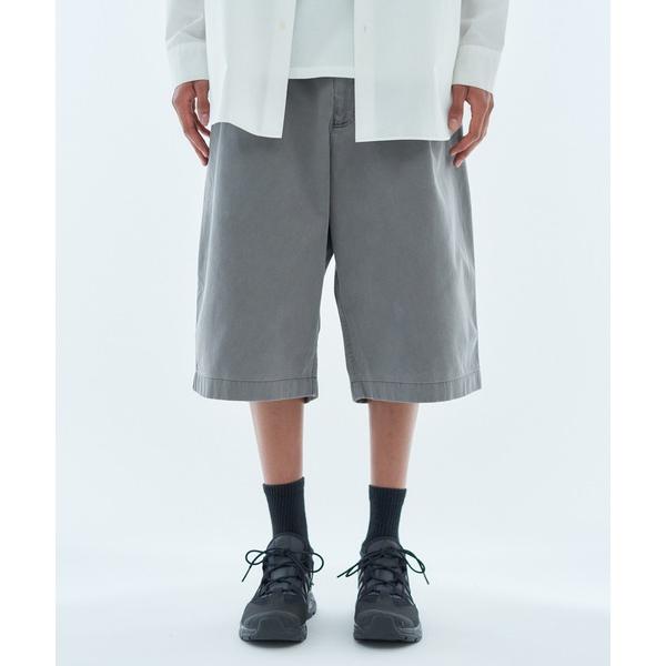 パンツ ESTNATION / ピグメントダイ ワイドショートパンツ メンズ