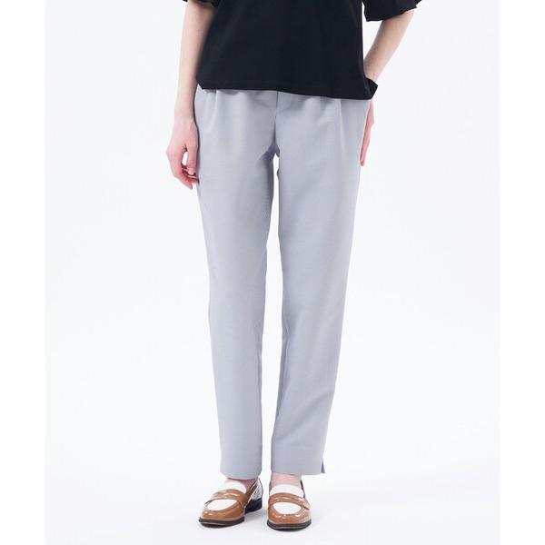 パンツ サッカーテーパードパンツ レディース