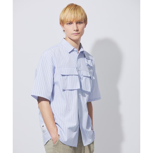 シャツ ファンクショナルストライプ 半袖シャツ メンズ レディース
