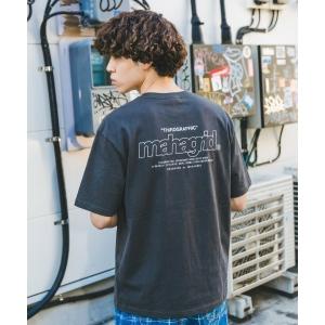 tシャツ 「mahagrid/マハグリッド」BACK THIRD LOGO TEE /バックサードロゴ Tシャツ メンズ レディース