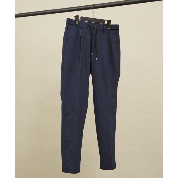 スラックス 「セットアップ対応」スーパーストレッチ リネンブレンド イージー スラックス メンズ レ...