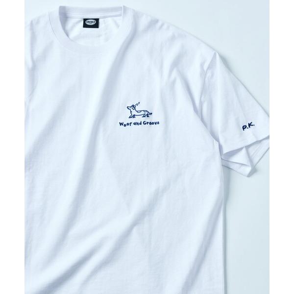 tシャツ 限定展開 PK×FREAK&apos;S STORE 別注ビッグシルエット バックプリント Tシャツ...