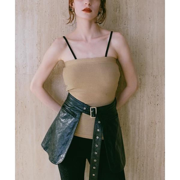 tシャツ Bi-color Bare Camisole/バイカラーブラキャミソール レディース