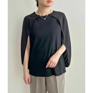 tシャツ ケープマントプルオーバー レディース