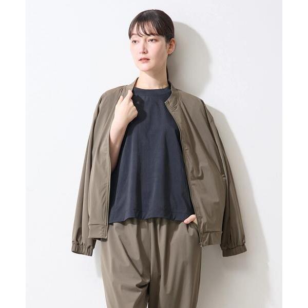 ブルゾン アウター 「Allease/オールイーズ」ジップアップブルゾン レディース