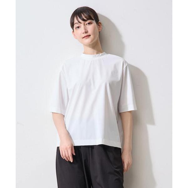 tシャツ 「Allease/オールイーズ」コンパクトハーフスリーブプルオーバー レディース