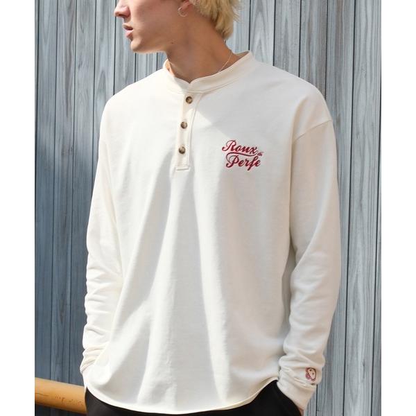 tシャツ 「ROUXDI PERFE ルゥディパフィー」日本製ヘンリーネックトップス メンズ レディ...