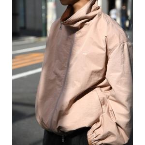 ブルゾン アウター 「無地/撥水加工」コットン×ナイロン/「コットン」ヒッコリージップアップブルゾン/Zip-up Short Jacket
