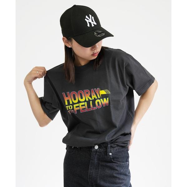 tシャツ レトロロゴ ユニセックス ピグメント 半袖 Tシャツ レディース メンズ