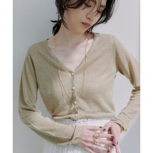 anuans（アニュアンス） アシメニュアンスニットトップス （GREY