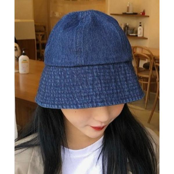 帽子 ハット レディース Denim bucket hat レディース