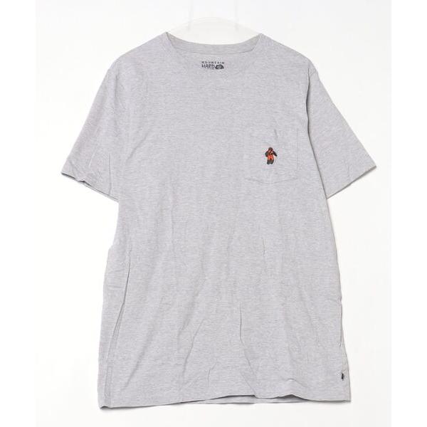「MOUNTAIN HARDWEAR」 半袖Tシャツ MEDIUM グレー メンズ