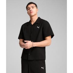 PUMA メンズ 半袖シャツ シアサッカー