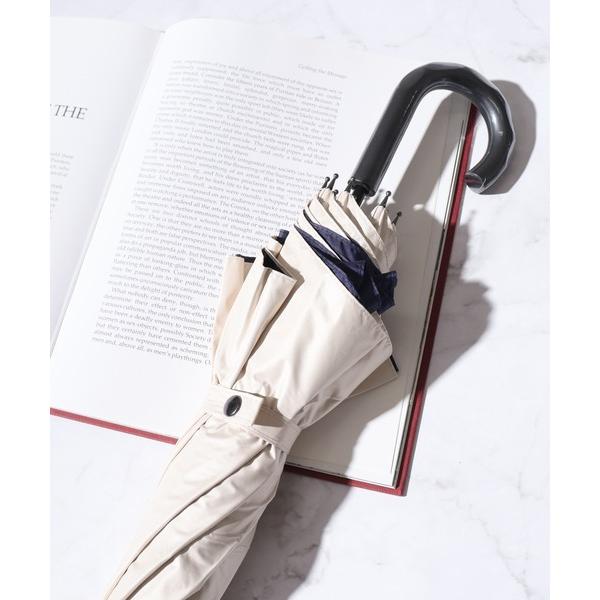 折りたたみ傘 無地＆無地トランスフォーム傘 合板手元 レディース