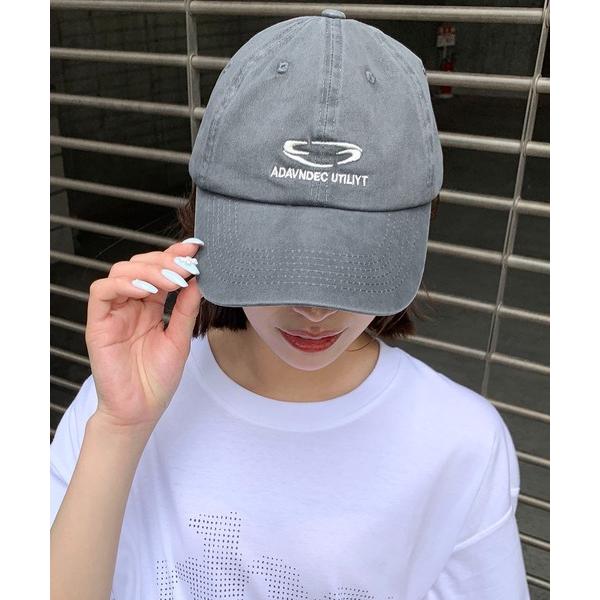 キャップ 帽子 ワンポイント サークル刺繍 キャップ レディース