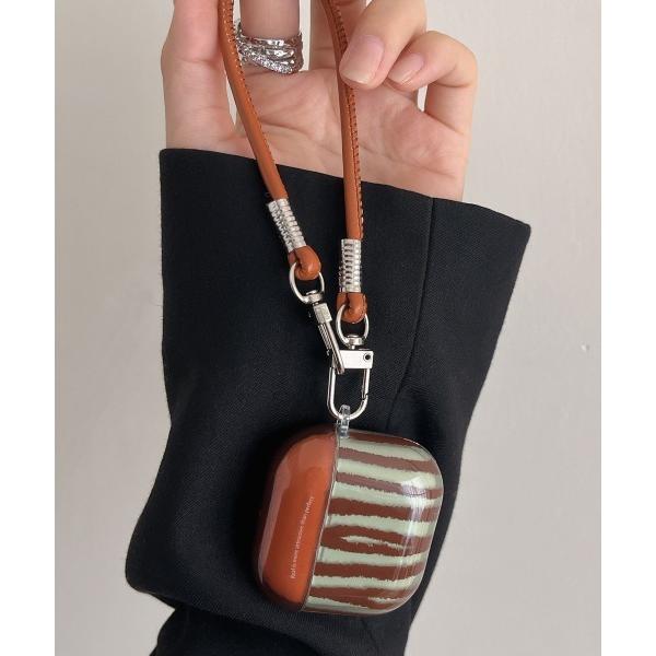 イヤホン ヘッドホン Niche Brown AirPods Pro 2 Case / エアポッズプ...