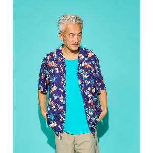 アロハシャツ シャツ 半袖 TWO PALMS「ツーパームス」 RAYON HAWAIIAN SHIRT/レーヨン ハワイアン シャツ