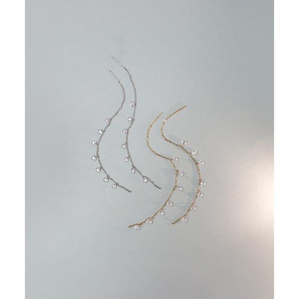 ピアス 金属アレルギー対応「ieLS」ステンレス　CZアメリカンピアス レディース メンズ