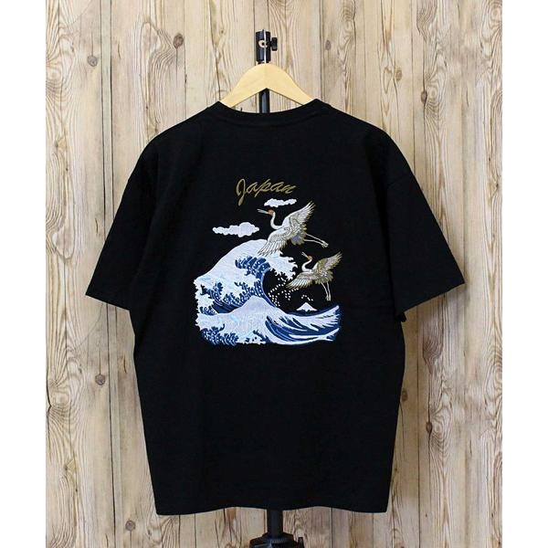 tシャツ 刺繍入り 半袖スカＴシャツ メンズ レディース