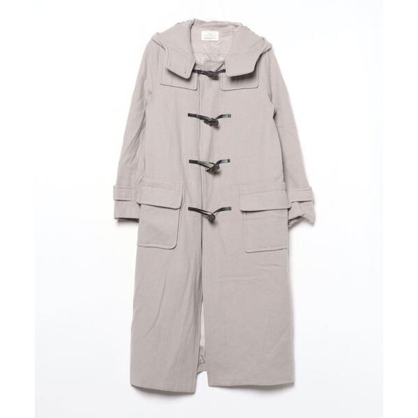 「LUCA/LADY LUCK LUCA」 ダッフルコート FREE グレイッシュベージュ レディー...