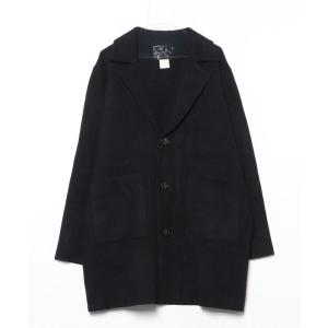 「rovtski」 チェスターコート FREE ブラック メンズ