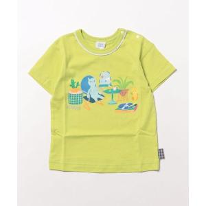ヒステリックミニ Hysteric MINI キッズ 95 Tシャツ 半袖 グレー /JP