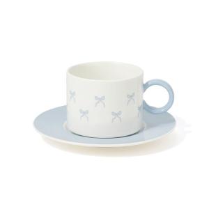 Francfranc（フランフラン） 食器 リボン カップ＆ソーサー ピンク