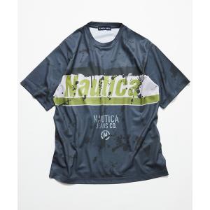 tシャツ NAUTICA JEANS CO./ノーティカジーンズ メッシュ プリント ロゴTシャツ メンズ｜zozo