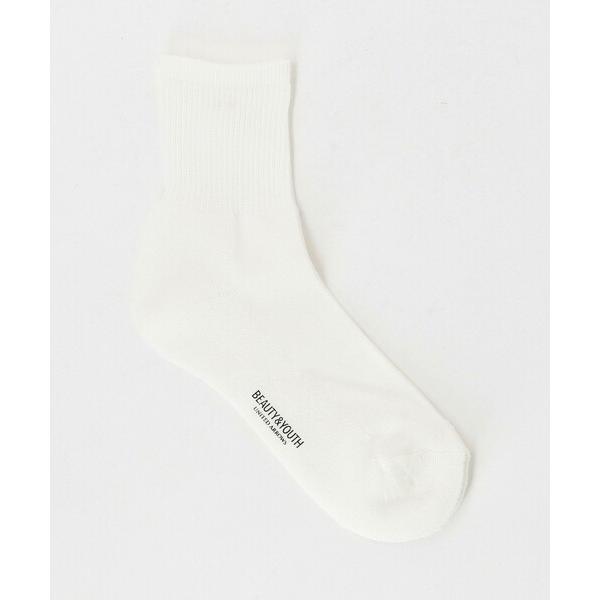 靴下 デオドラント リブ パイル クォーター ソックス メンズ