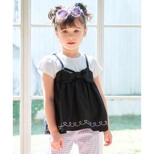 tシャツ キャミソール ドッキングTシャツ キッズ 子供服 女の子