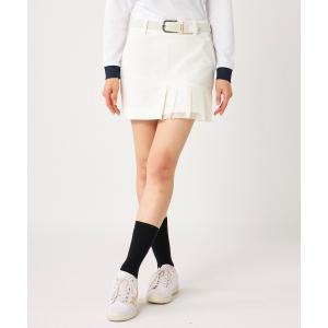 スカート 「LOUDMOUTH:ラウドマウス」レディースストレッチレーススカート　プリーツスカート　ゴルフ