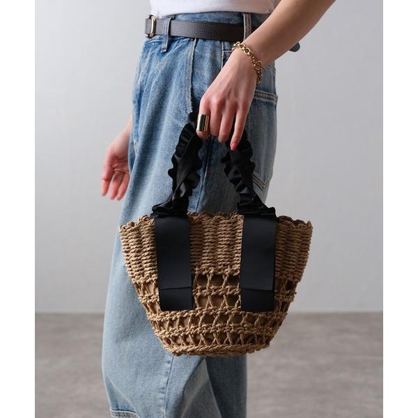 かごバッグ カゴバッグ リボンハンドルカゴバッグ / 春夏 / おでかけ