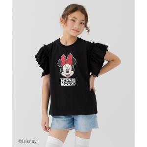 tシャツ 「ディズニー」ミニーマウス/肩フリルT...の商品画像