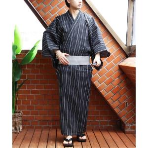 浴衣 しじら浴衣2点セット メンズ