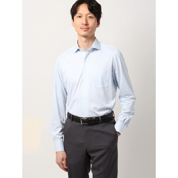 フォーマル シャツ 最高シャツ ワイシャツ 長袖 ノンアイロンジャージー ホリゾンタルカラー FIT...