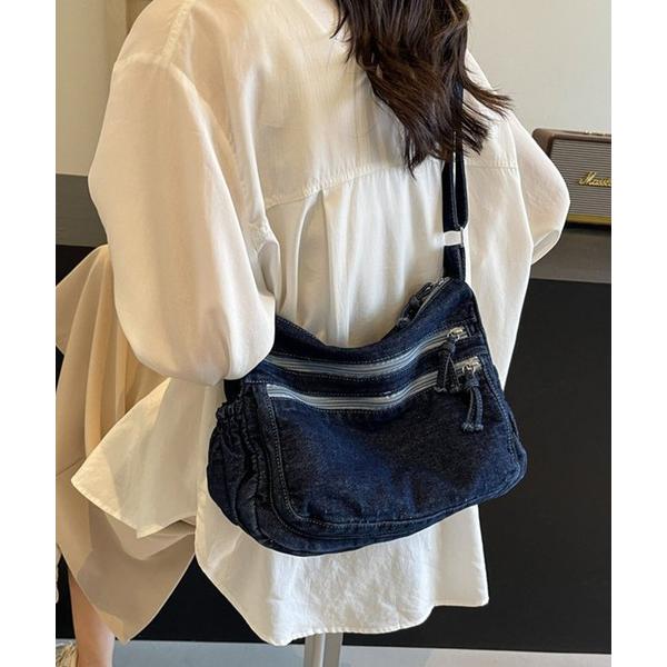 ショルダーバッグ バッグ デニムショルダーバッグ レディース