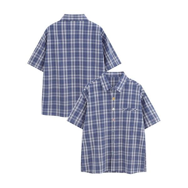 シャツ カラーボタンチェックシャツ (SS) メンズ レディース