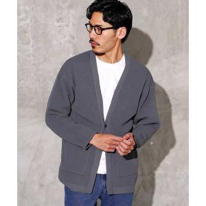 カーディガン ワッフル編み ガウンカーディガン メンズ｜ZOZOTOWN Yahoo!店