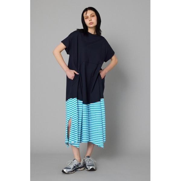 ワンピース Border hem one piece　　ボーダーヘムワンピース