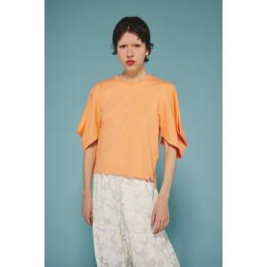 tシャツ Tuck sleeve cut tops　　タックスリーブカットトップス レディース