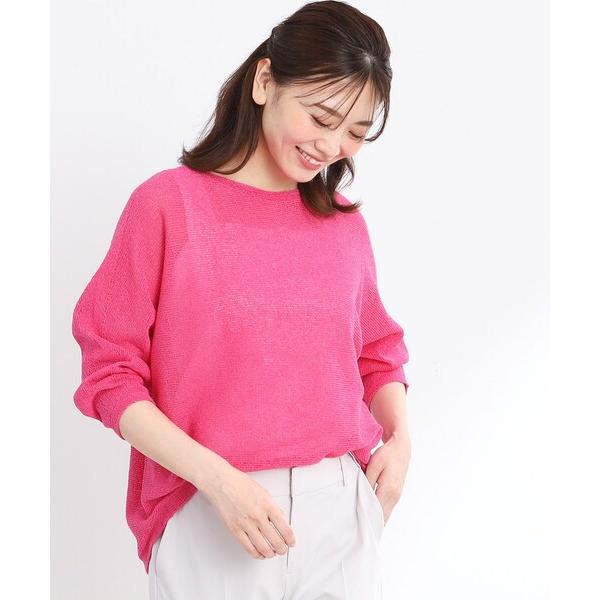 ニット セーター 「手洗い可」ドライタッチホールガーメント（R）ニット レディース