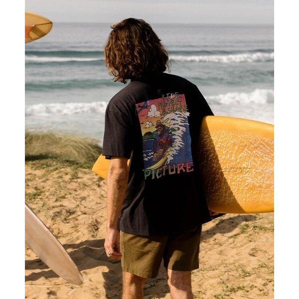 tシャツ 「PICTURE/ピクチャー」TSUNAMI TEE 24SS/半袖バックプリントTシャツ...