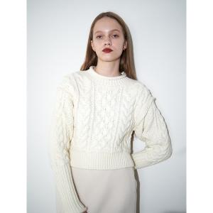 「CHAROL」 長袖ニット FREE オフホワイト レディース